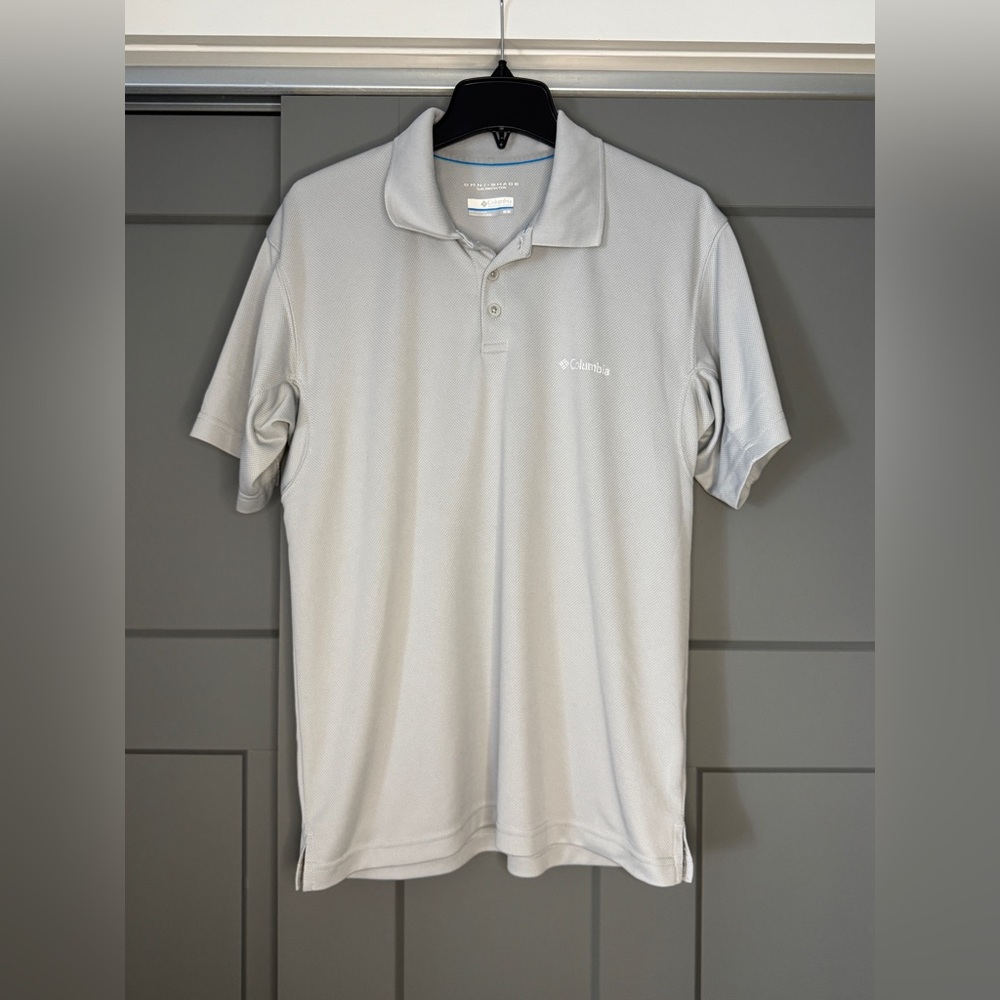 Columbia Men's Light Gray Polo Shirt